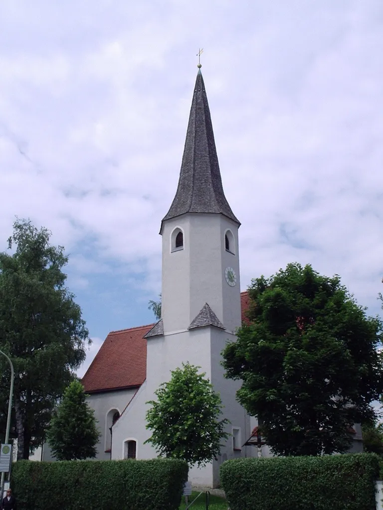 Alte St. Johann Baptist ('Old St. John the Baptist') in Solln, Herterichstraße, Munich, Germany.