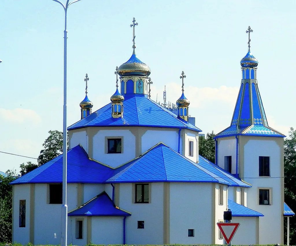Katedrálny pravoslávny chrám svätých Cyrila a Metoda, mesto Michalovce, historický región Zemplín.