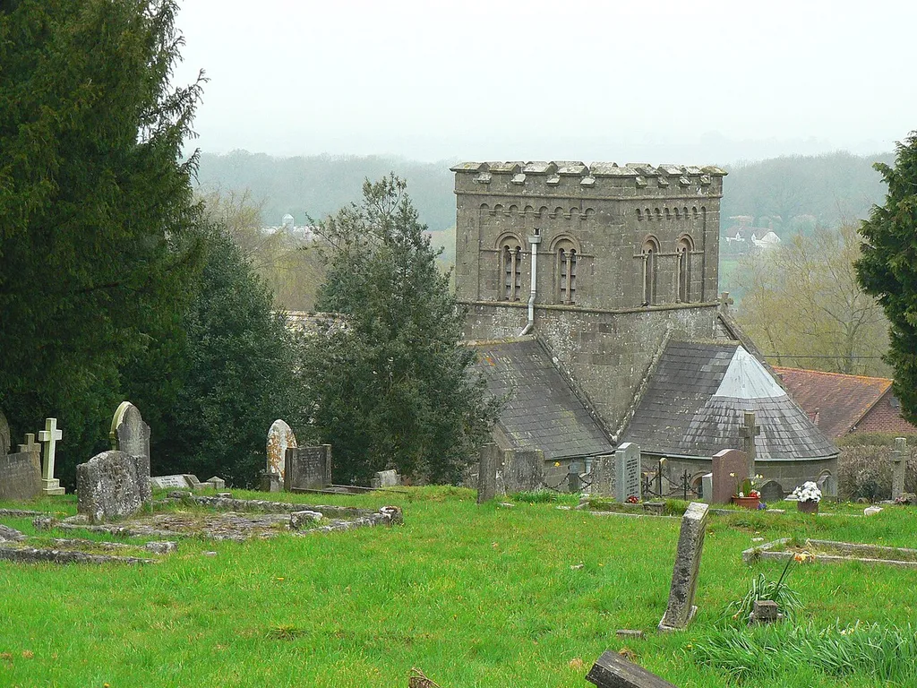 Parish church of St John The Evangelist, Enmore Green, Dorset, seen from the southeast