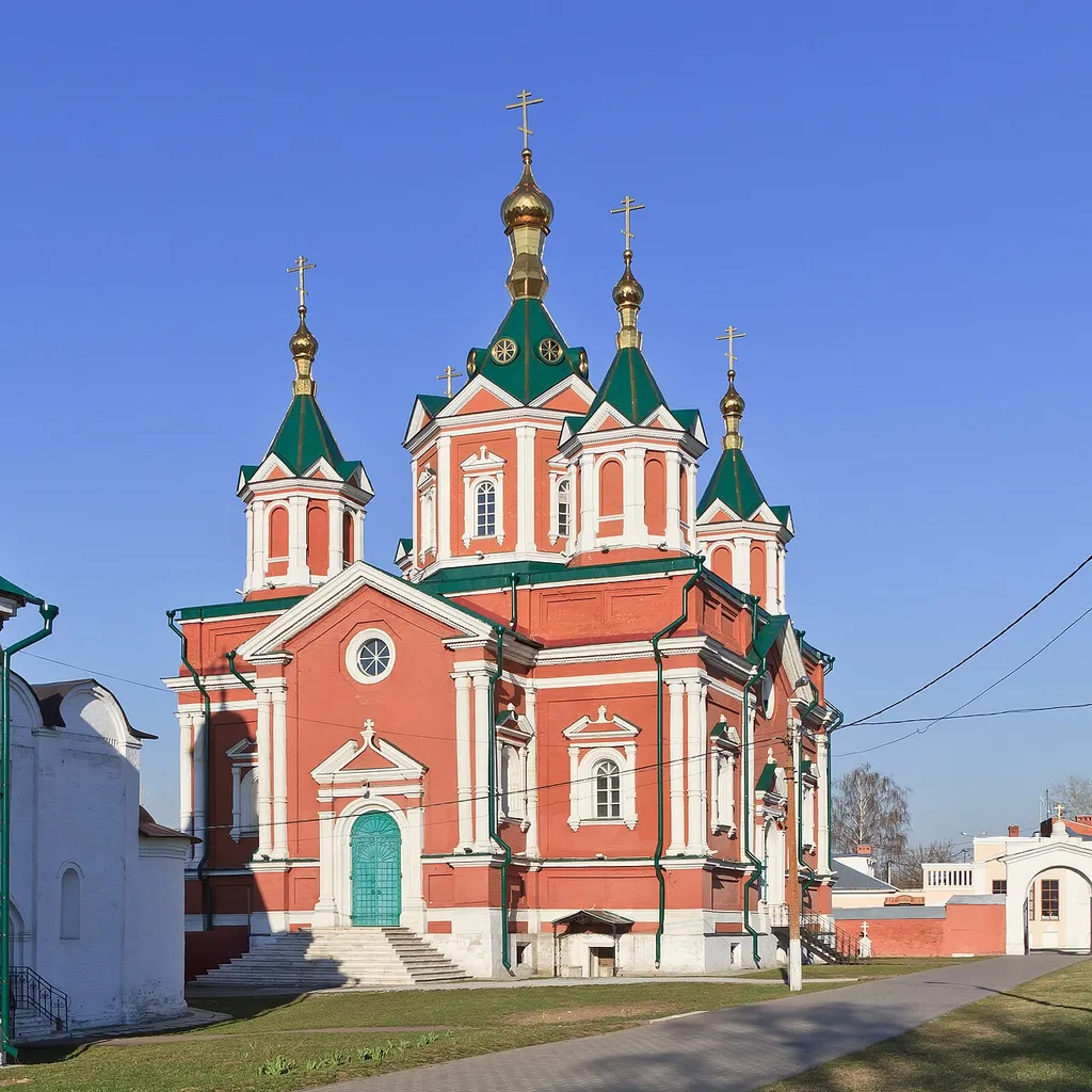 Cathedral of the Exaltation of the Cross at Uspensky Brusensky Convent in the Kolomna Kremlin. Kolomna, Moscow Oblast, Russia.