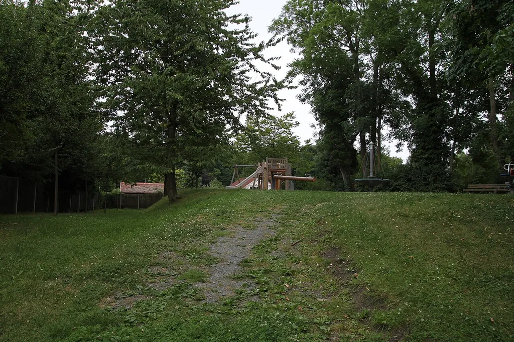 Graben und Plateau Wasserburg Isserstedt
