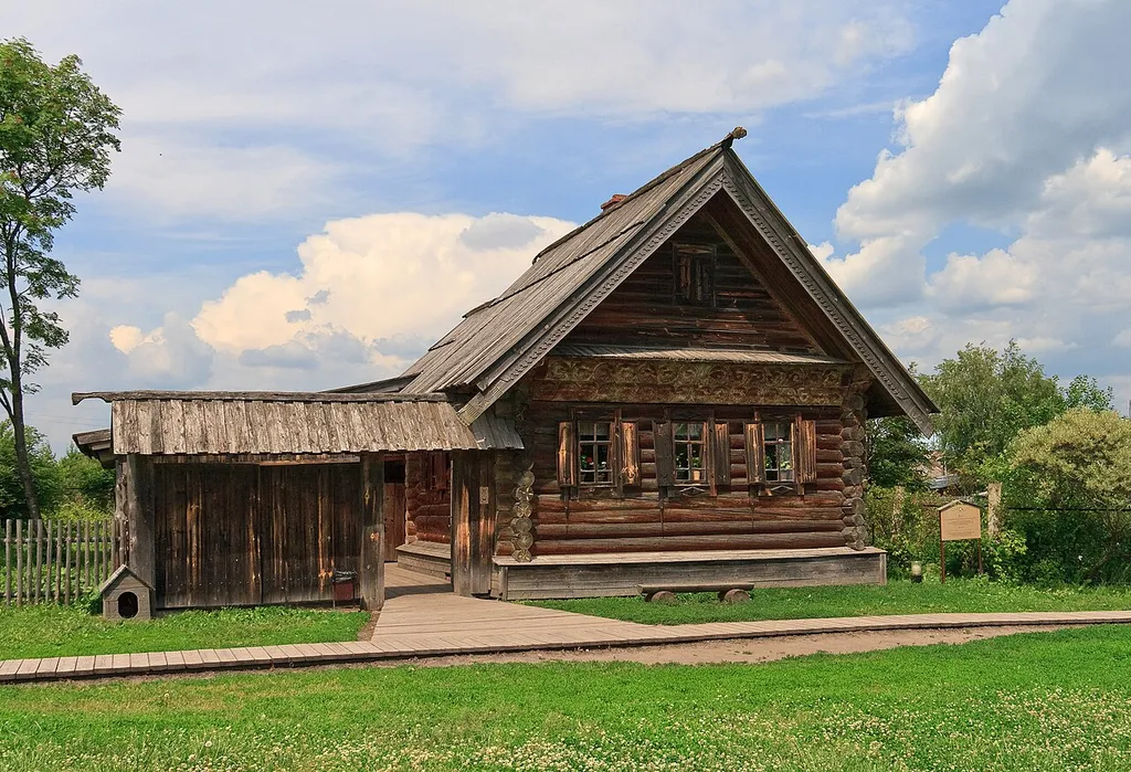 Volkovy House from Ilkino village, Museum of Wooden Architecture (Suzdal)