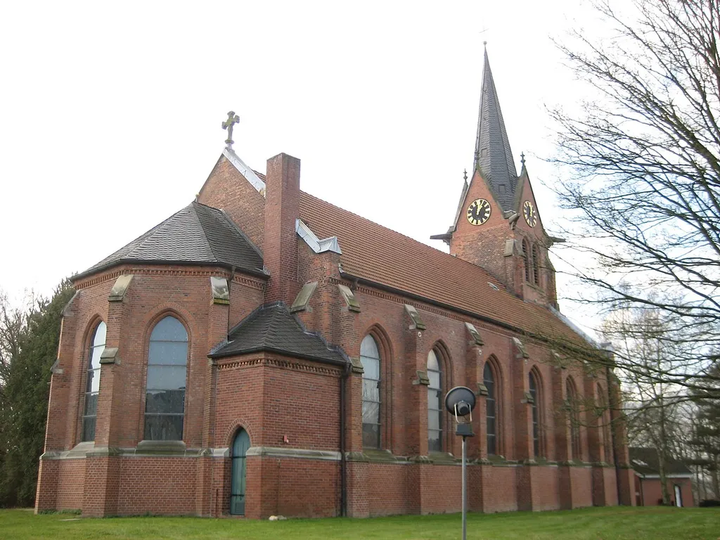 Evangelisch-lutherische Kirche in de:Ahlerstedt, 1865 errichtet
