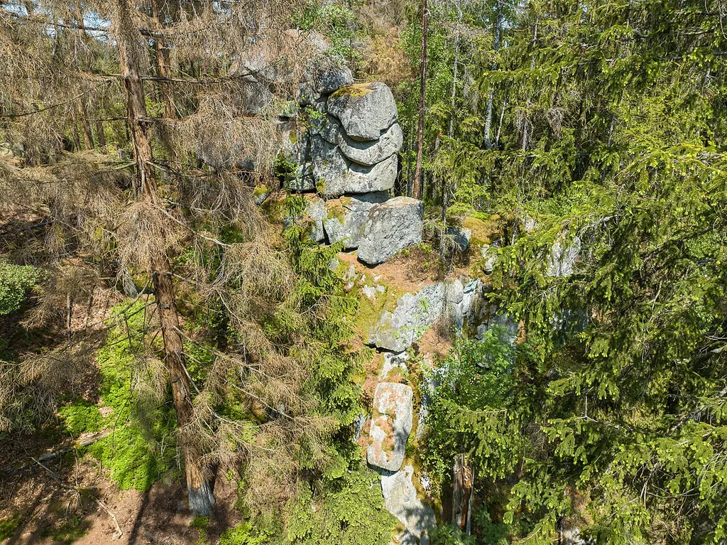 Felsburg Püttnersfels SW von Kleinwendern