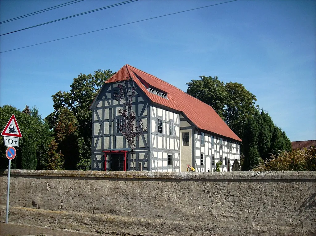 Half-timbered church in Alt Herzberg (Herzberg/Elster, Elbe-Elster district, Brandenburg)
