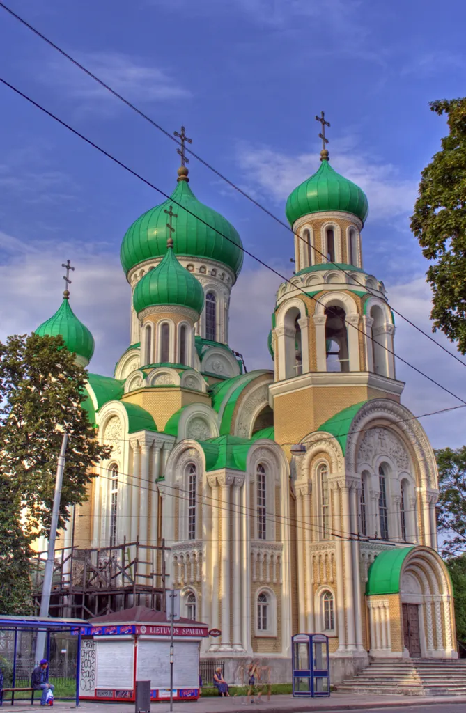Orthodox Church of St. Michael and St. Constantine in Vilnius, Lithuania.