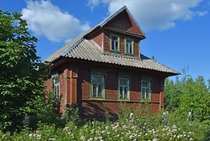Ensemble of historic buildings in the village of Tverdyakino