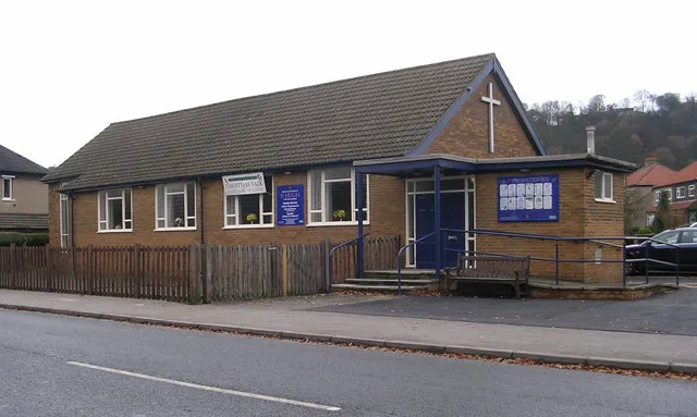 St Hugh's mission centre, Coach Road, Baildon, West Yorkshire, seen from the south
