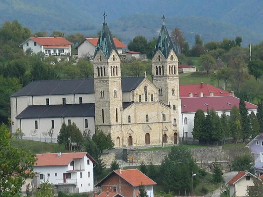 Church and monastery in Guča Gora