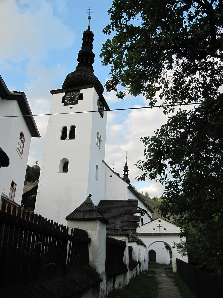 Church of the Transfiguration of the Lord in Špania Dolina, Slovakia.