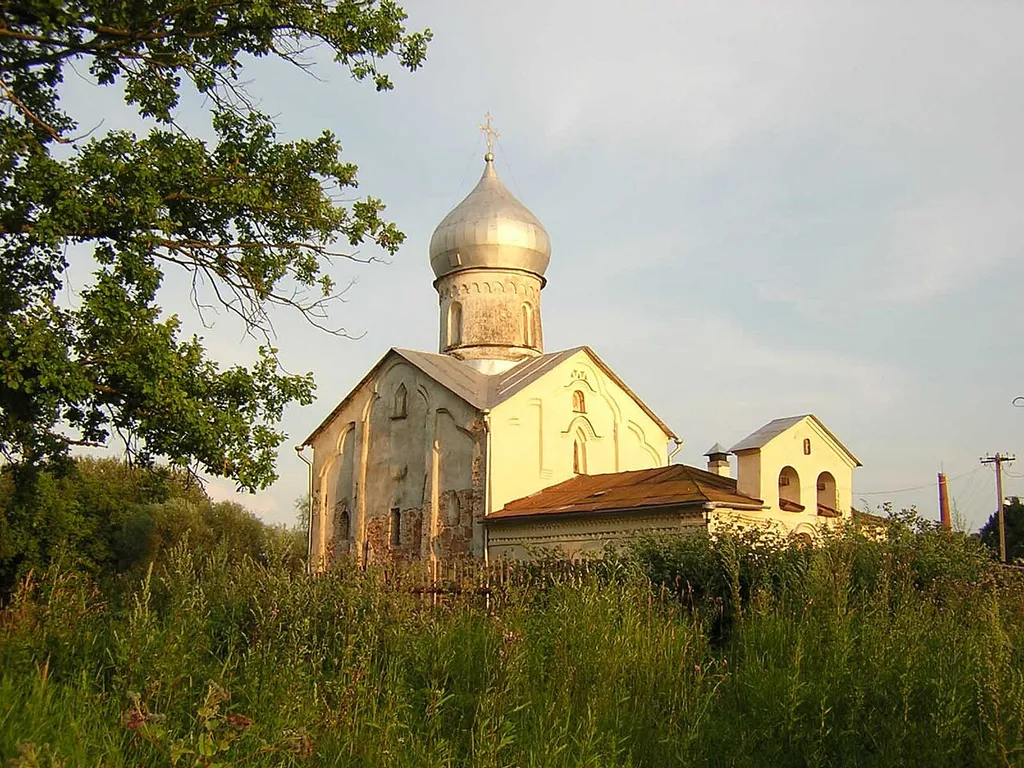 St. Ioann Na Vitke churche in Veliky Novgorod, Russia