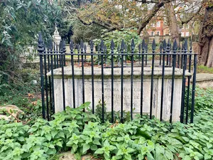 Tomb Of Joanna Baillie And Attached Railings In St Johns Churchyard