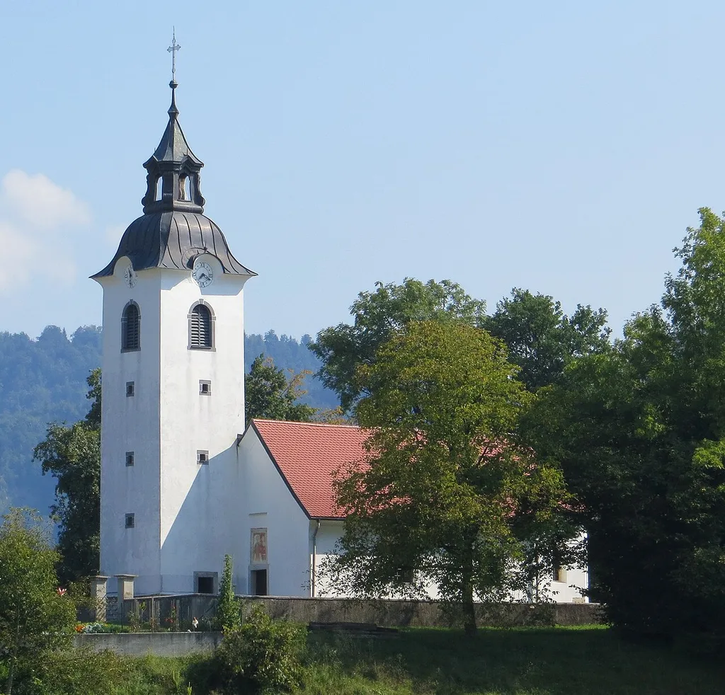 Saint Oswald's Church in Volčji Potok, Municipality of Kamnik, Slovenia