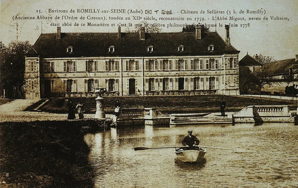 Romilly chateau Sellières ancienne abbaye