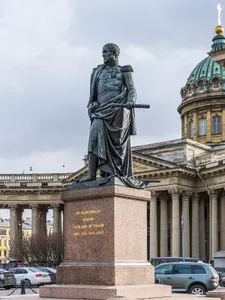 Barclay de Tolly monument near Kazan Cathedral
