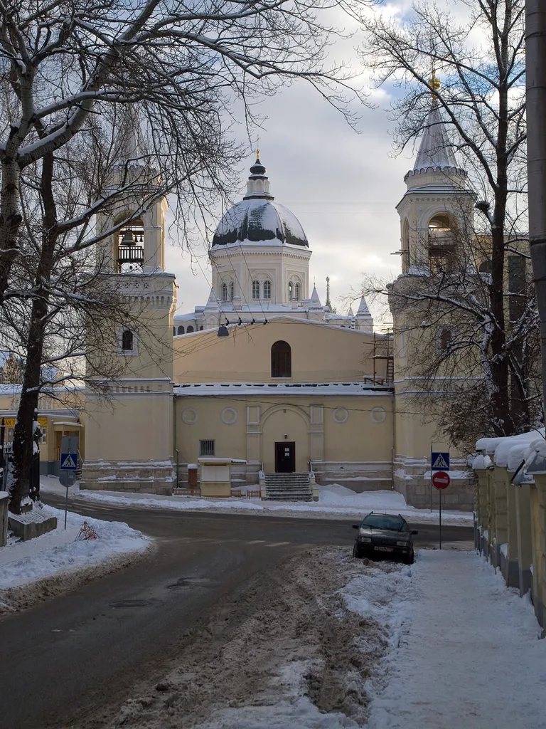Ivanovsky Convent from Starosadsky Lane, Moscow