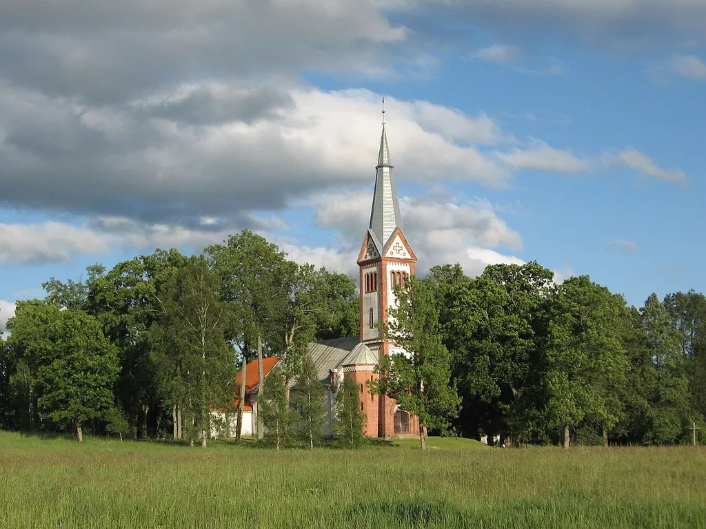 Lutheran church in Krimulda