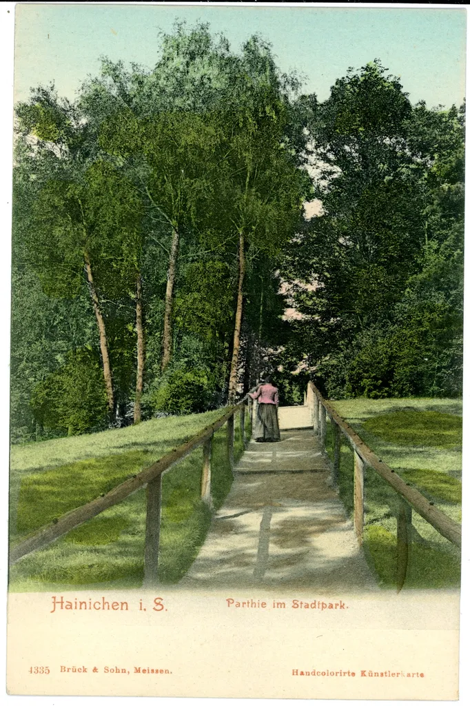 Hainichen; im Stadtpark