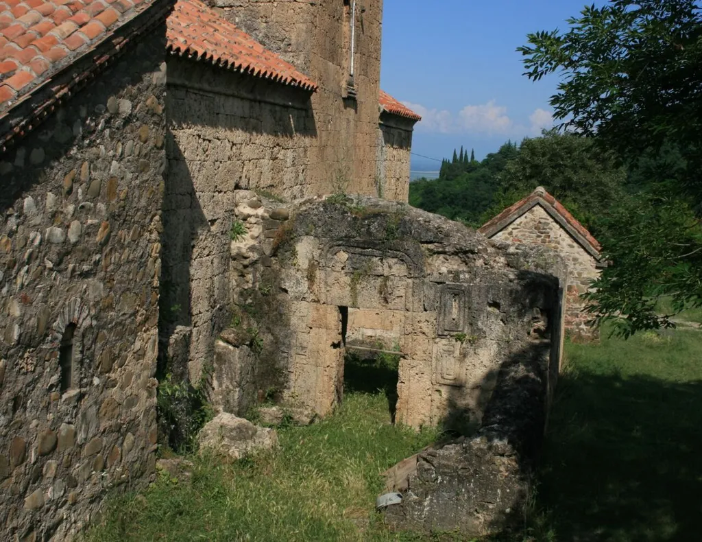 Sabatsminda church in Kardanakhi, Georgia