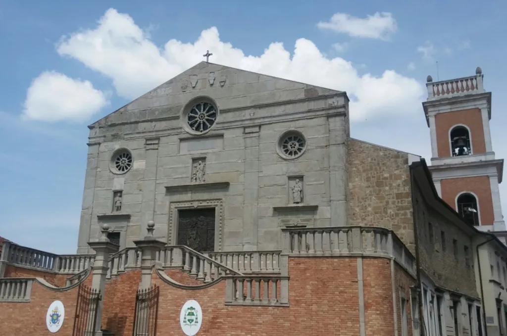A view of Ariano Irpino Cathedral, Italy