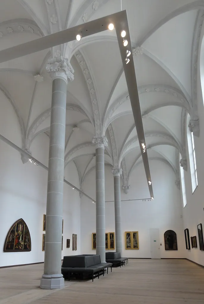 Augsburg, Schaezlerpalais Ehemaliger Kapitelsaal des Katharinenklosters; heute Teil der Staatsgalerie Altdeutsche Meister; hier die sechs großen Basilikabilder.