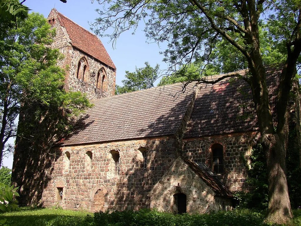 Church in Ringenwalde in Brandenburg, Germany