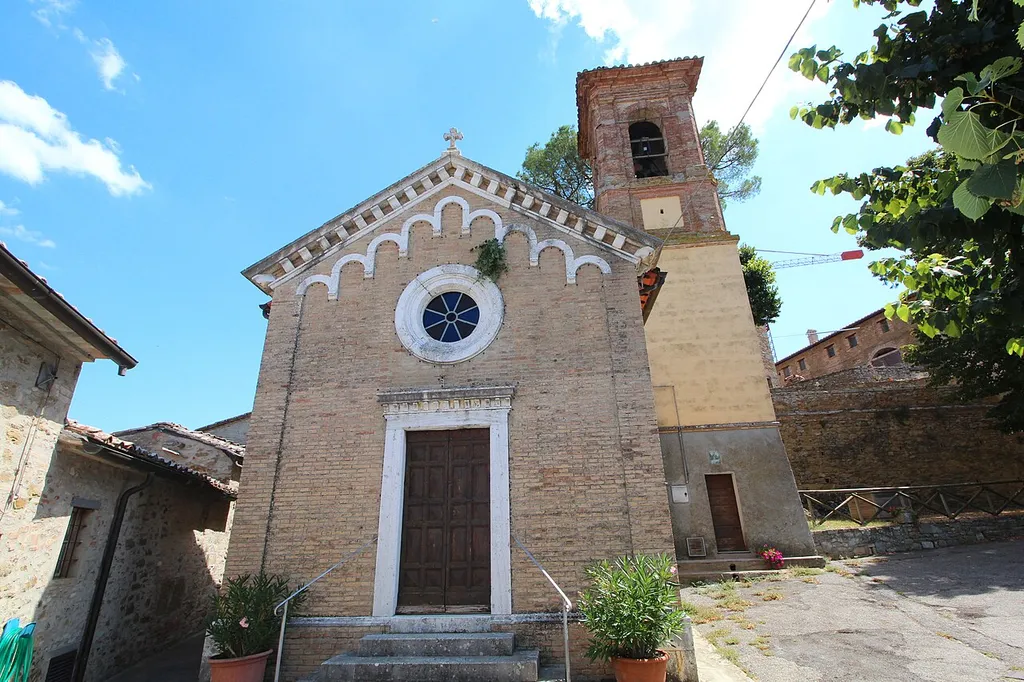 Church San Cristoforo, Monte Sperello (Montesperello), hamlet of Magione, Umbria, Italy