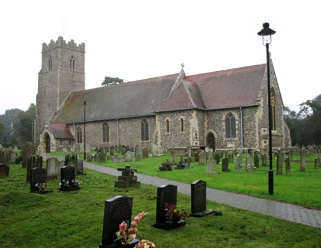St Peter's parish church, Carlton Colville, Suffolk, seen from the southeast