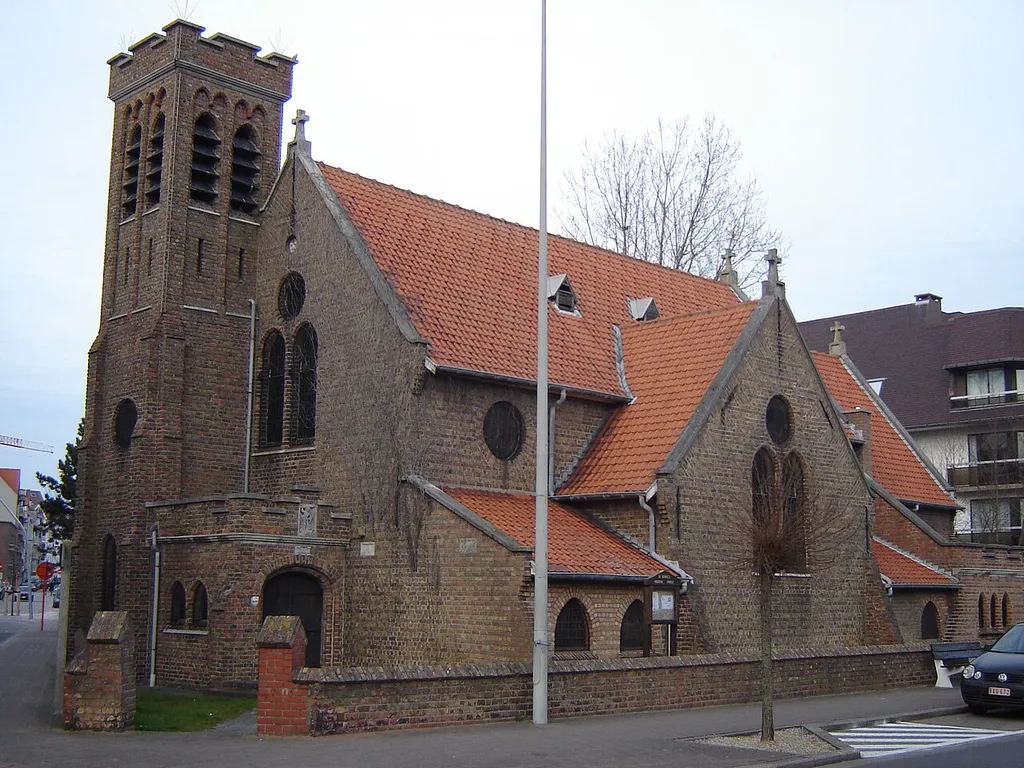 St. George's Anglican Church in Knokke. Knokke, Knokke-Heist, West Flanders, Belgium