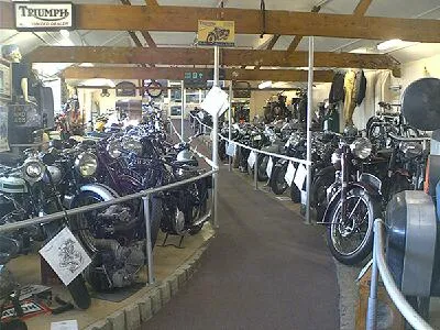 London Motorcycle Museum - view from entrance ramp