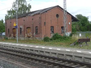 rail loading station at Seligenstadt (b Würzburg) station