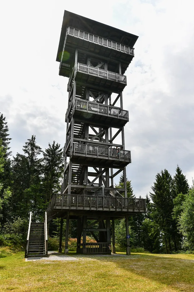 23.07.2022: Wiki takes Böhmerwald; Aussichtsturm Alpenblick in der Gemeinde Ulrichsberg
