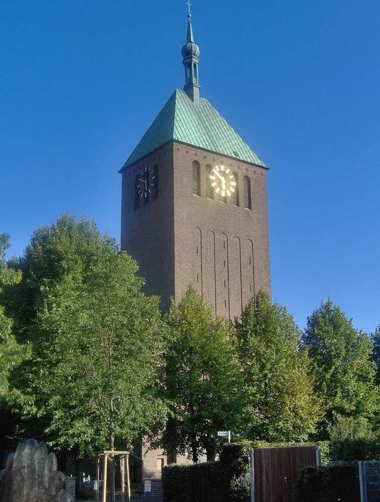 The catholic church Sankt Georg in Vreden in North Rhine-Westphalia, Germany