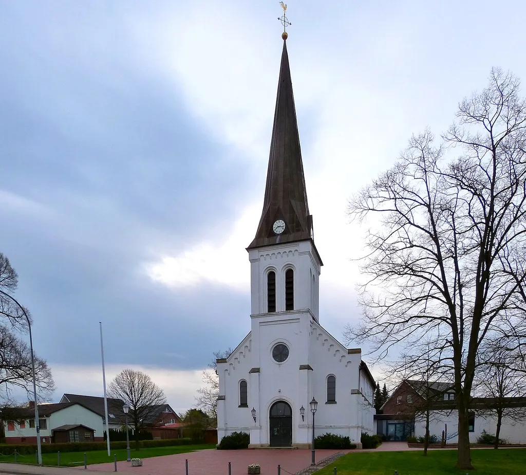 Martin-Luther-Church in the district Lohe of the city of Bad Oeynhausen