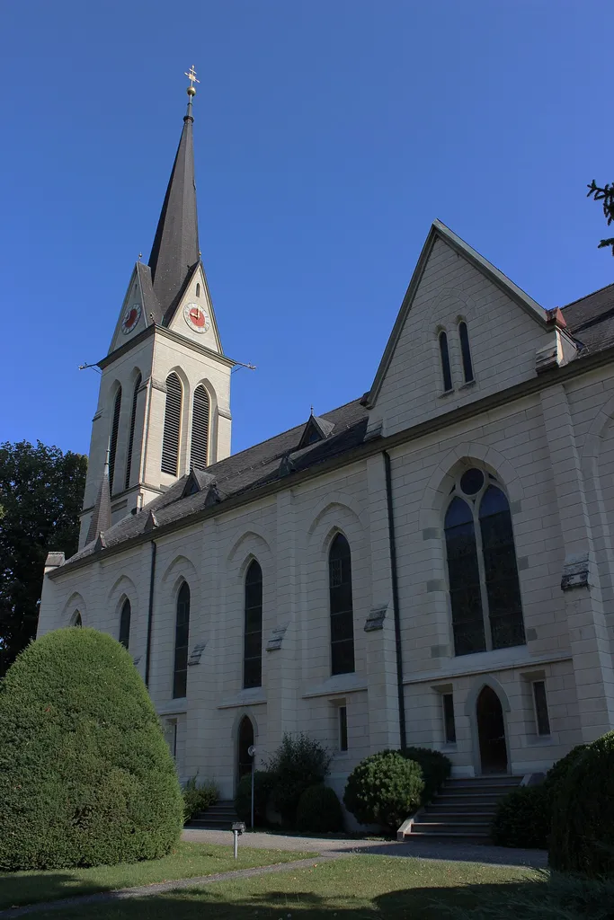 Marienkirche Dussnang aus Richtung Süden