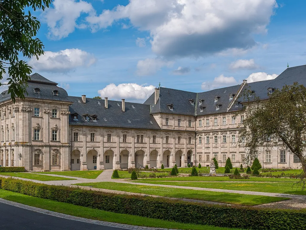 Building and abbey garden of Ebrach Abbey