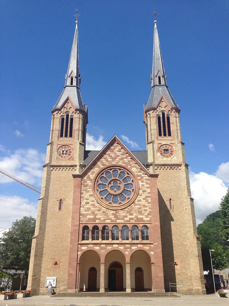 Kirche von Diekirch in Luxemburg