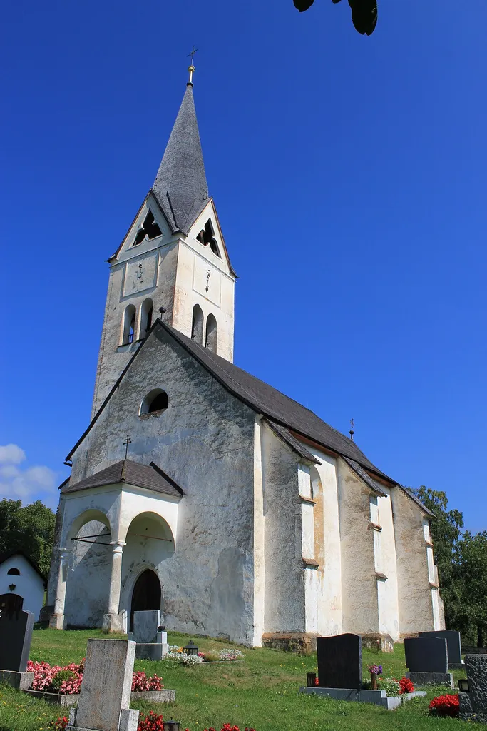Church of Oberkreuschlach in the community ofGmünd - detail