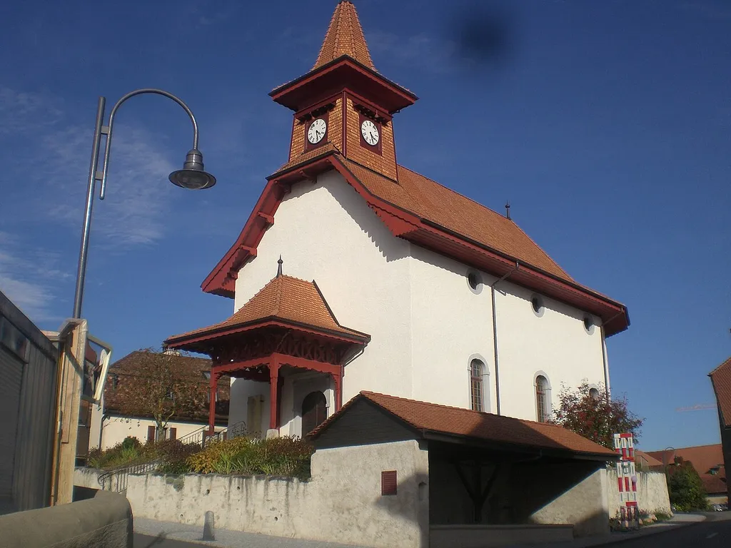 Church of Sullens, canton of Vaud, Switzerlans