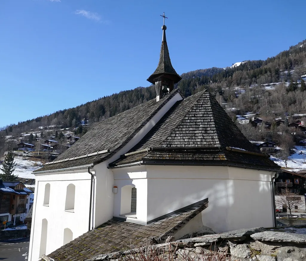 Chapelle Saint-Augustin et des 14 Sauveurs, à Fiesch, canton du Valais.
