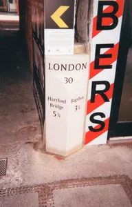 Milestone, London Road, between No. 449 and 451, opp. Royal Military College