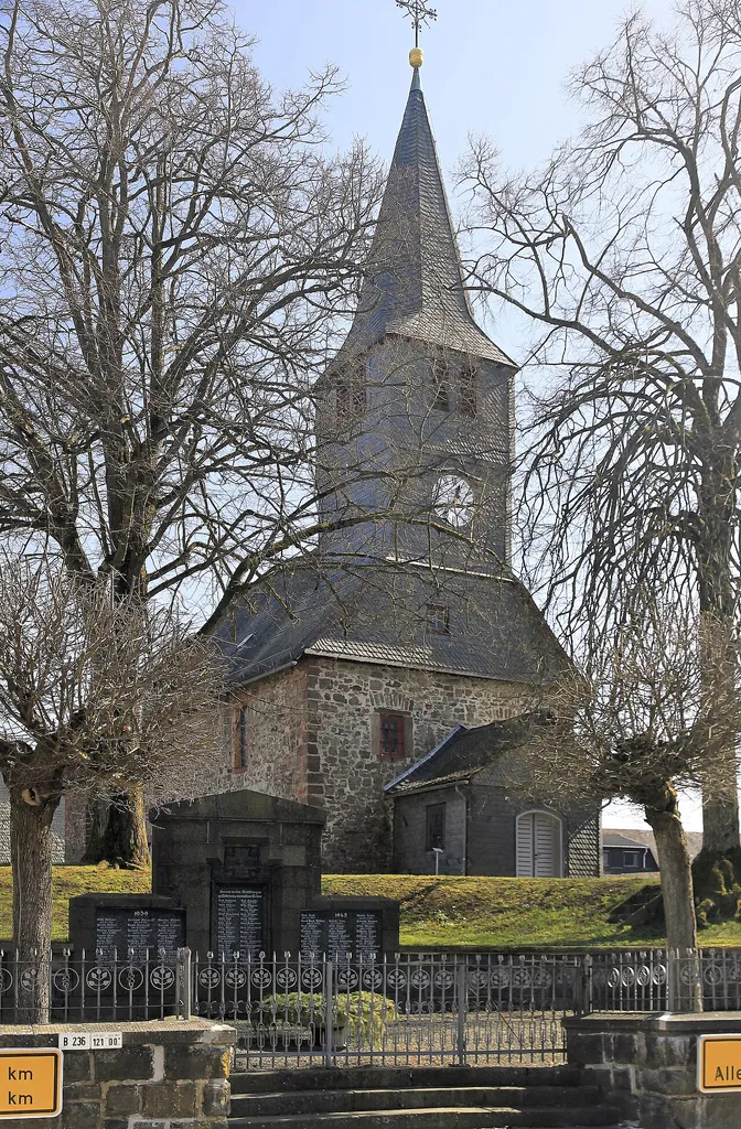 Evangelische Kirche Bromskirchen (Hessen, Deutschland)