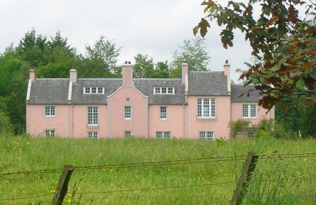 Kingencleugh House from the castle, Mauchline, East Ayrshire, Scotland