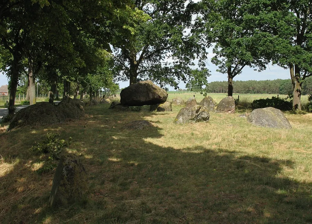 Dolmen in Lenzen-Mellen in Brandenburg, Germany