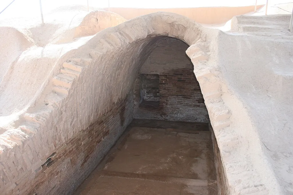 Vaulted "royal tomb" of Haft Tepe (Iran)