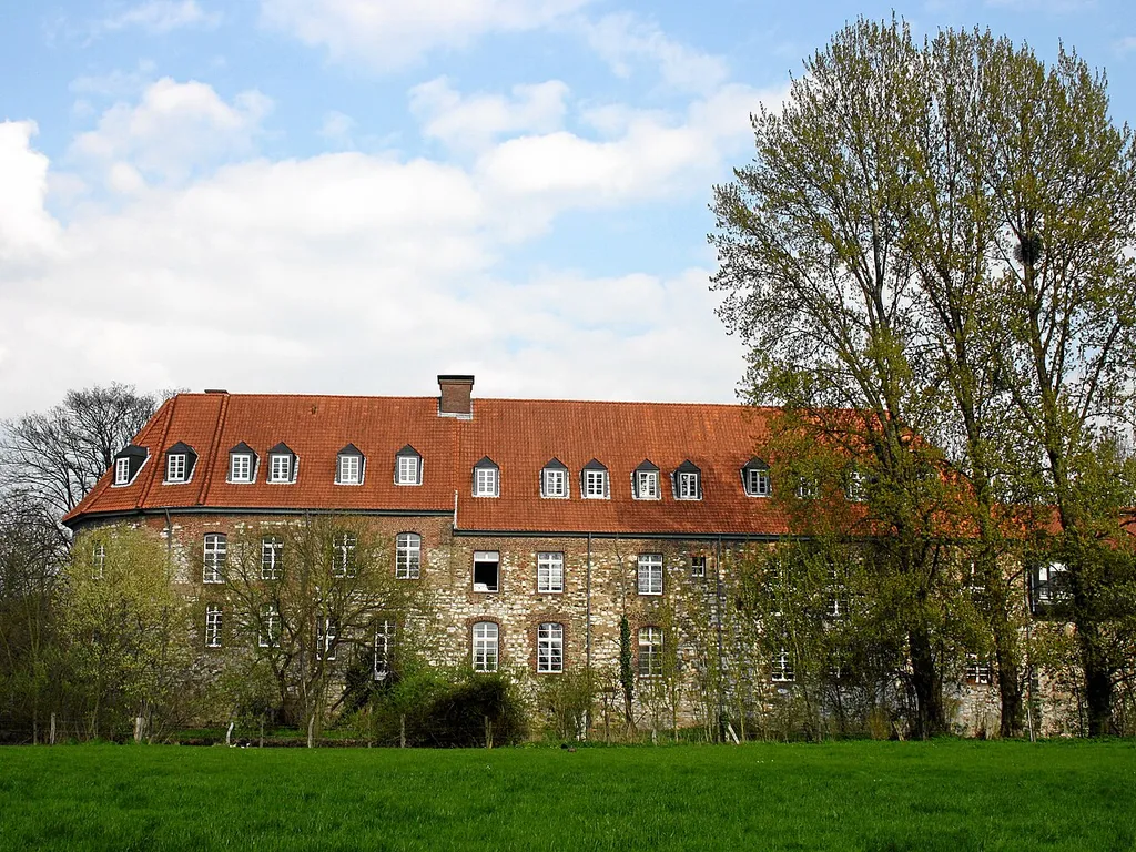 Düsseldorf, Germany. Castle Angermund, view from West.