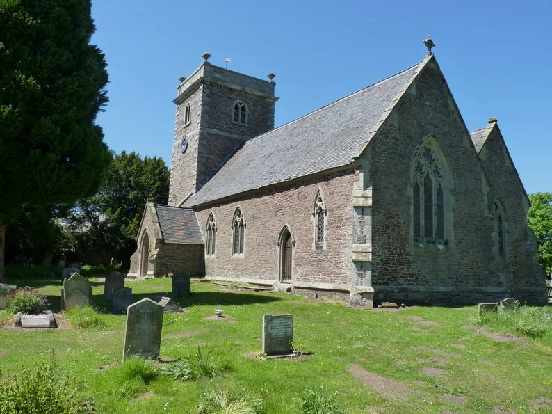 St Edith's parish church, Church Pulverbatch, Shropshire, seen from the southeast