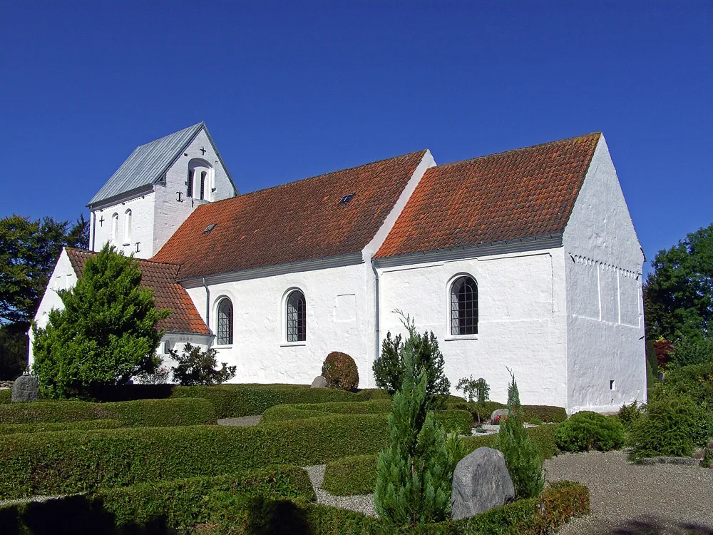 Hornstrup kirke (Vejle) fra sydøst