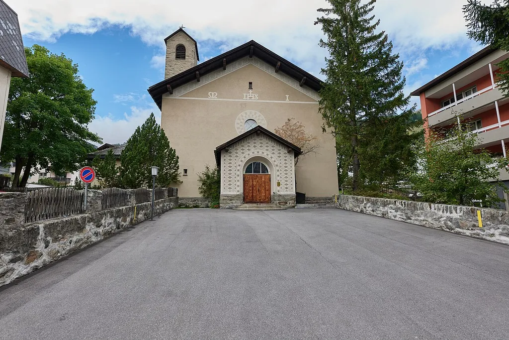 Herz-Jesu church in Davos.
