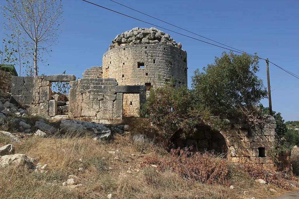 Kirche von Hasanaliler bei Silifke, Südtürkei, Apsis von Osten